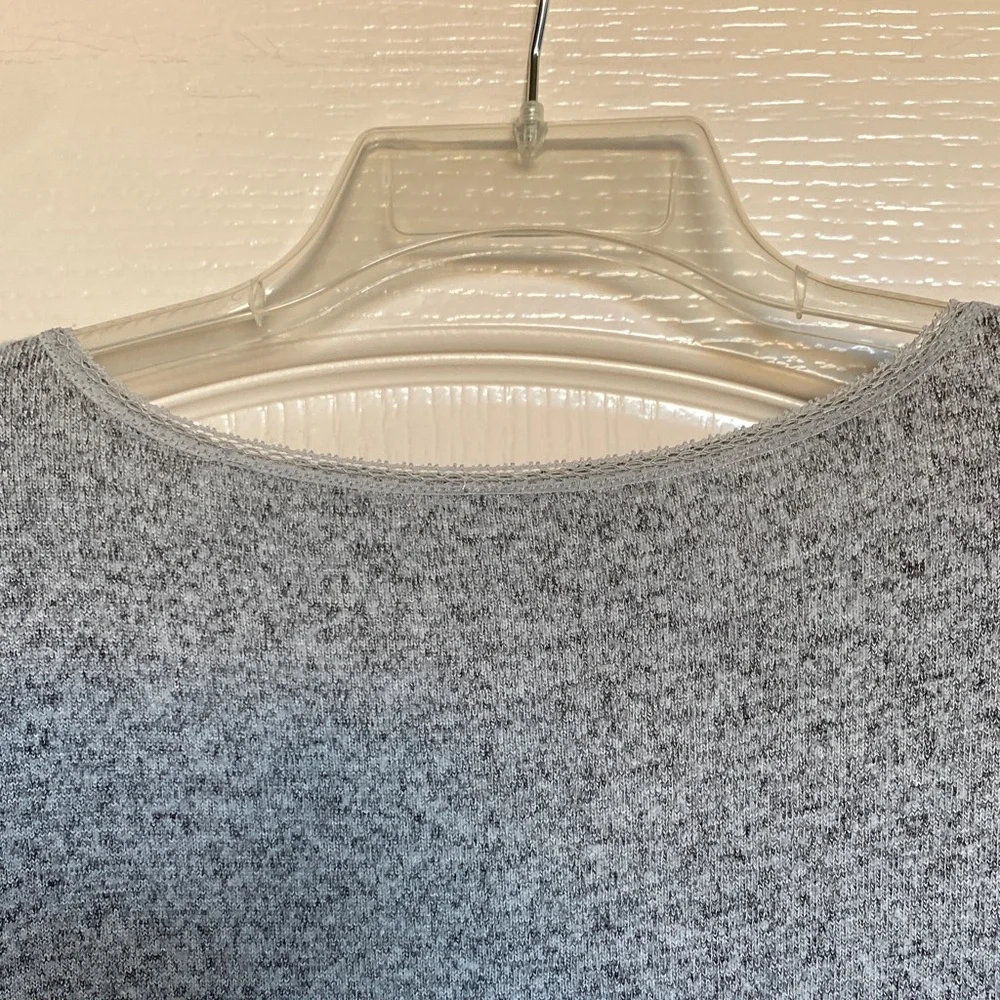 Soma Gray Long Sleeve V-Neck Sleep Dress - Picture 10 of 10